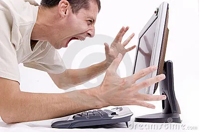 YOU WILL NOT GET THE BEST OF ME, YOU STUPID MACHINE!