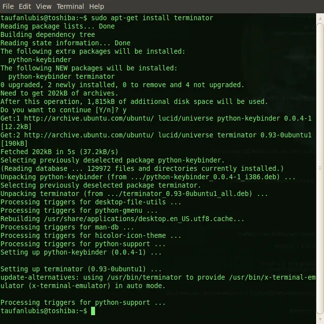 This looks pretty intimidating to anyone new to a terminal shell